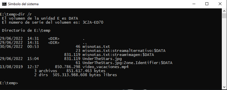 Imagen añadida como flujo alternativo